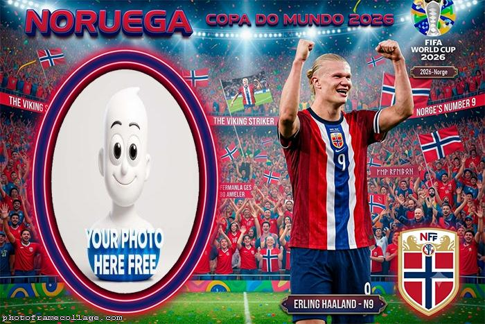 Erling Haaland World Cup 2026 Picture Frame Collage 
