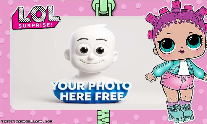 Rollerskating Girl LOL Surprise Picture Frame Free