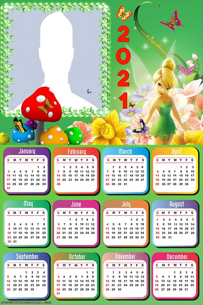 Tinkerbell Drawing Calendar 2021