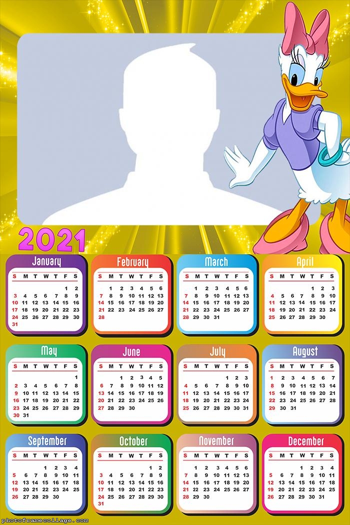 Calendar 2021 Daisy Duck