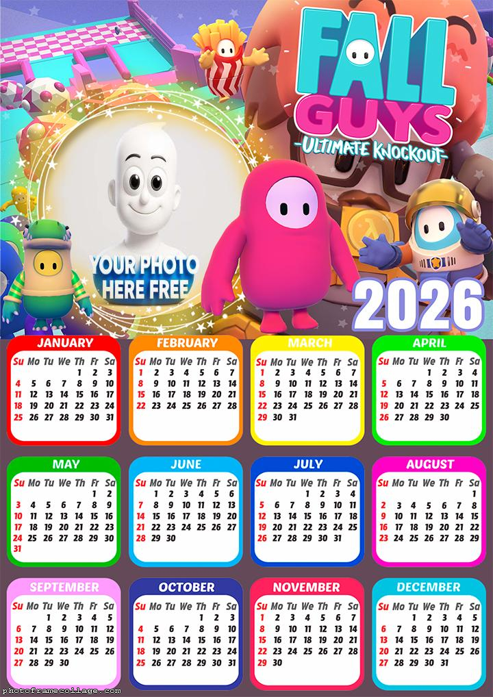 Calendar 2026 Fall Guys Online Photo