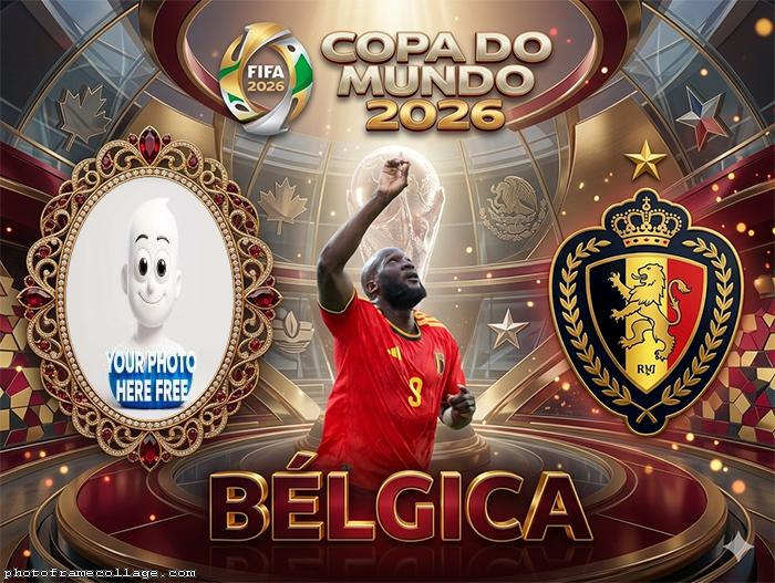 Romelu Lukaku Fifa World Cup 2026 Digital Photo Frame 