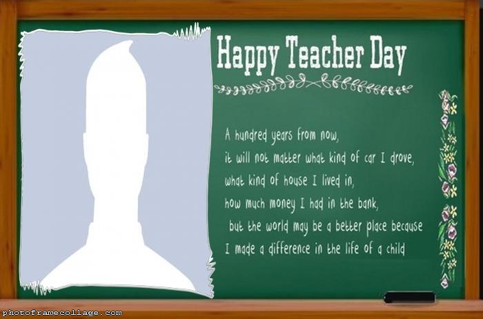 Message Happy Teacher Day Collage