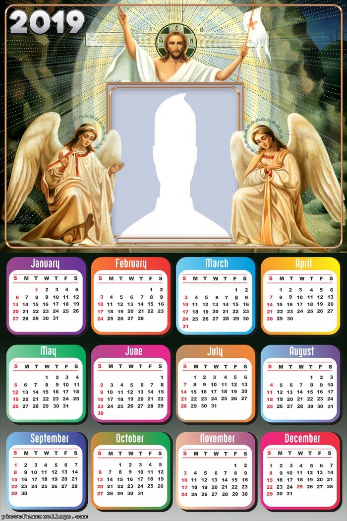 Jesus and Angels Calendar 2019