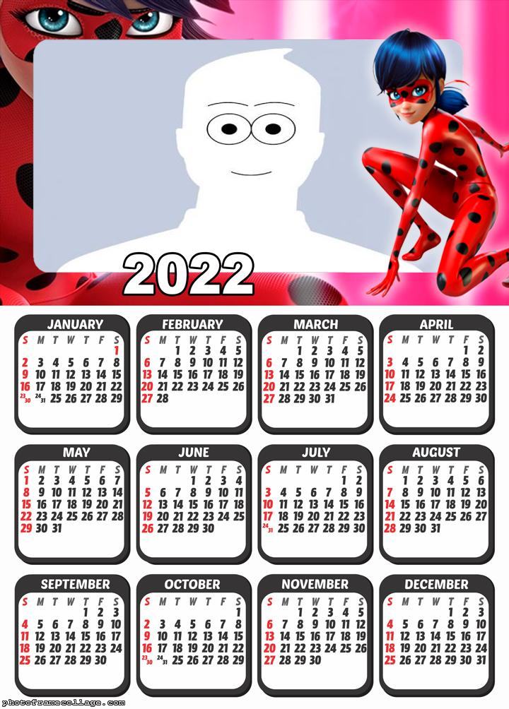 Calendar 2022 Ladybug
