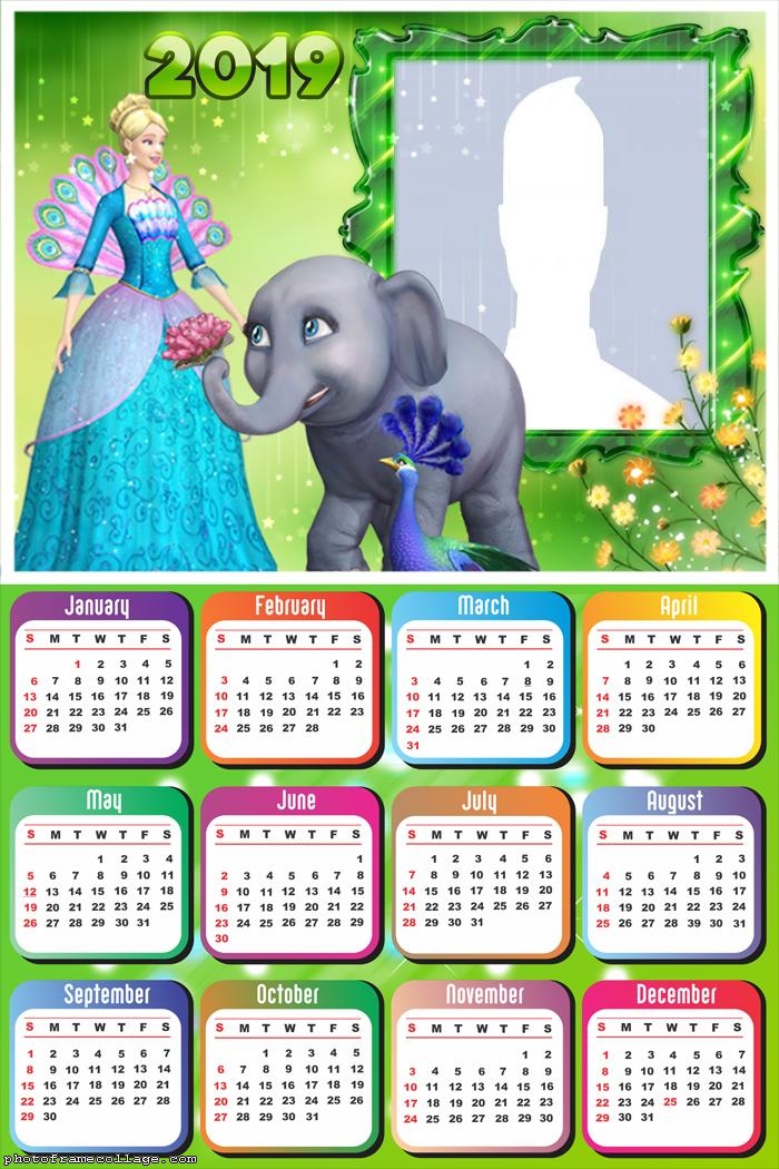 Barbie The Island Princess Calendar 2019