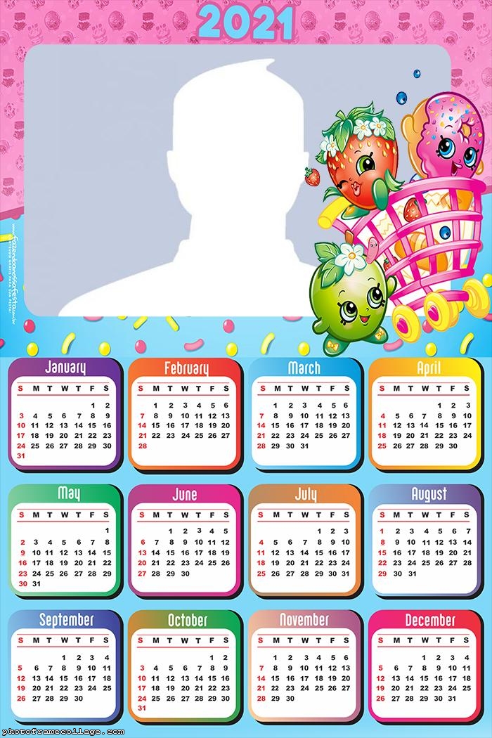 Calendar 2021 Shopkins
