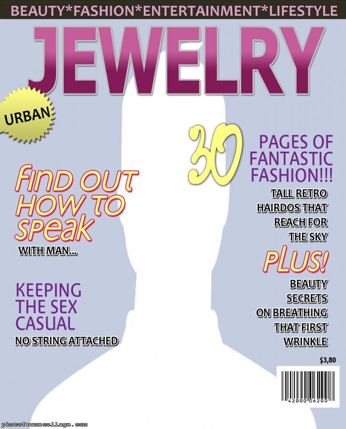 Jewelry Magazine Cover Template