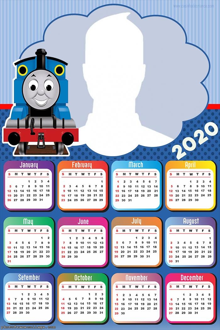 Thomas and Friends Calendar 2020 Picture Frame