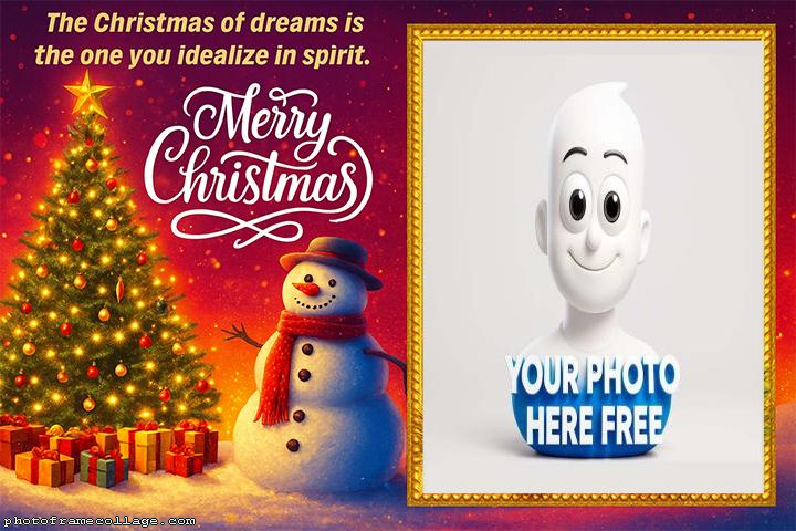 Idealiza in spirit Merry Cristmas edit picture online free