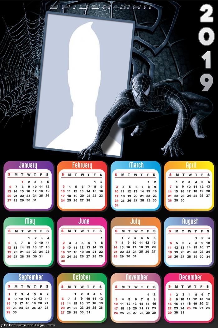 Siderman Dark Calendar 2019