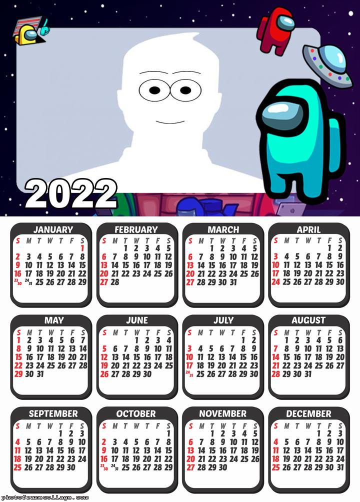 Calendar 2022 Among Us