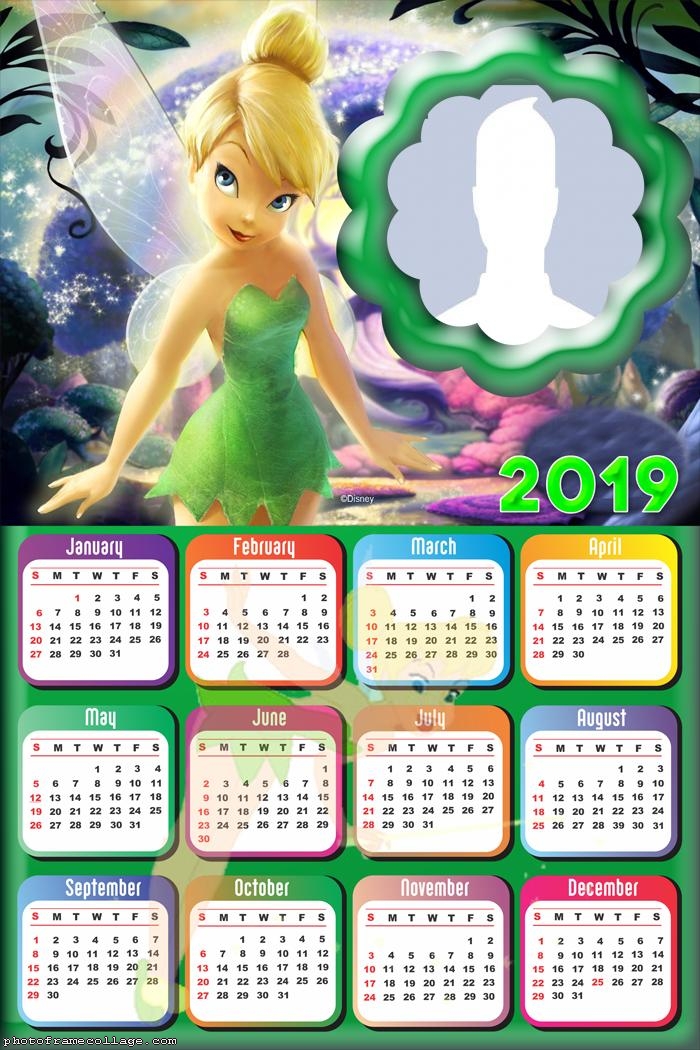 Tinkerbell Calendar 2019