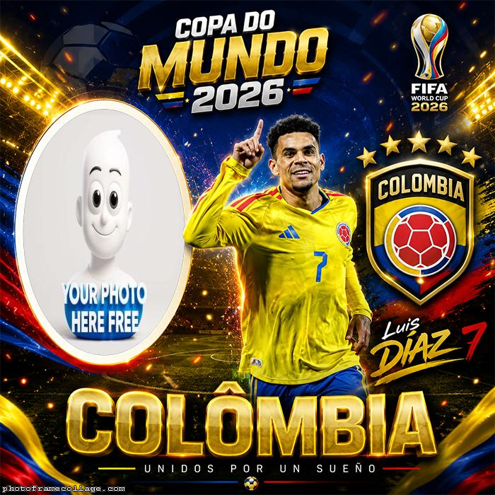 Luis Diaz Photo Frame Image World Cup 2026
