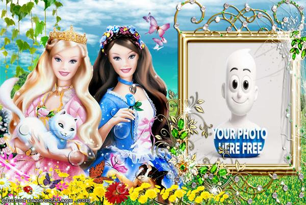 Princess Barbie Photo Collage Creator