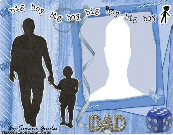 Big Boy Fathers Day Photo Collage