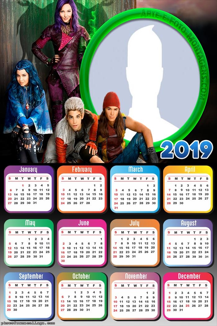 Descendants Calendar 2019