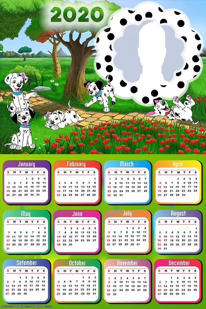 Drawing Dalmatians Dogs Calendar 2020