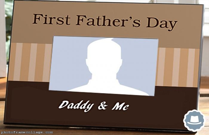 First Fathers Day Photo Collage