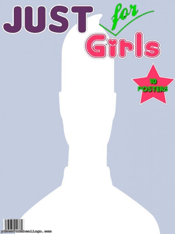 Just Girls Magazine Cover Template