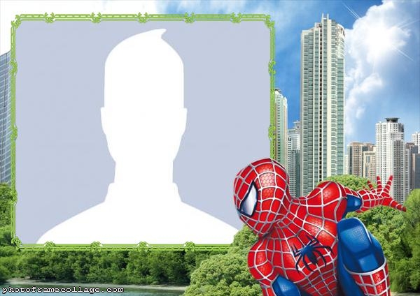 Spiderman in the City Photo Montage
