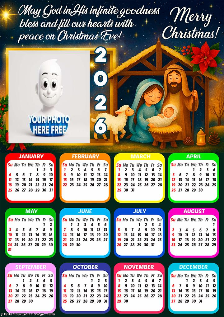 Calendar 2026 Infinite Googness Merry Christmas