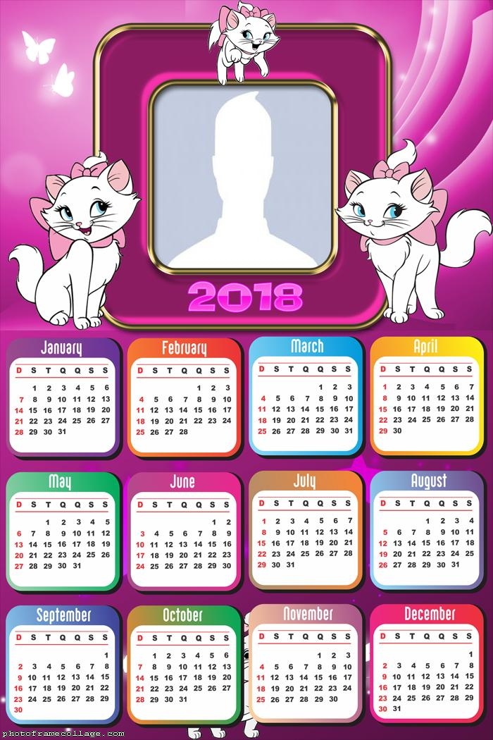 Calendar 2018 The Aristocats