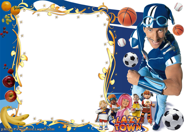 Picture Collage Online Lazy Town Characters