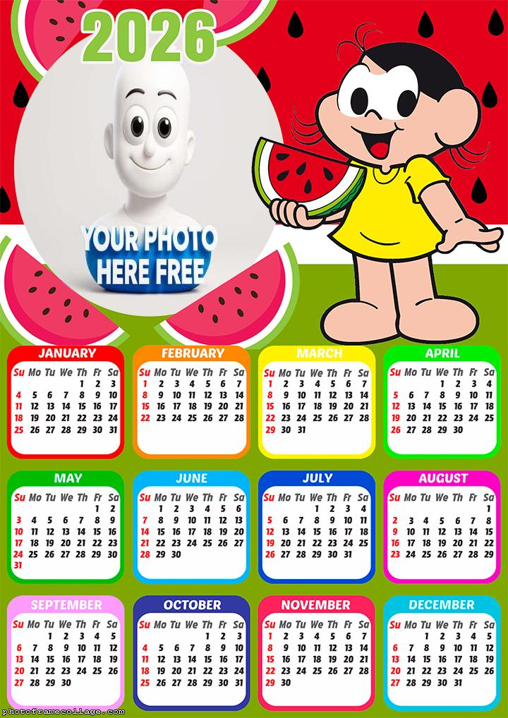 Calendar 2026 Maggy Photo Collage