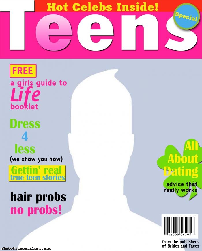 Teens Magazine Cover Template