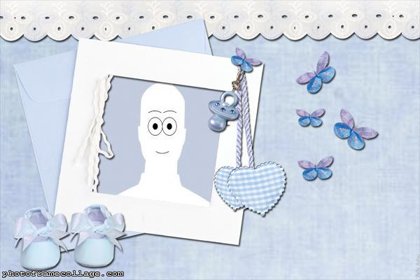 Blue Baby Accessories Picture Frame Free