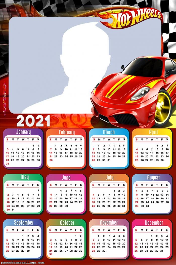 Lightning McQueen Calendar 2021