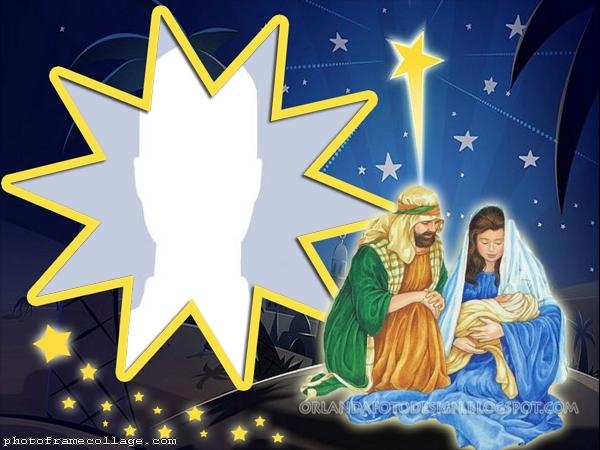 Birth of the Child Jesus Collage