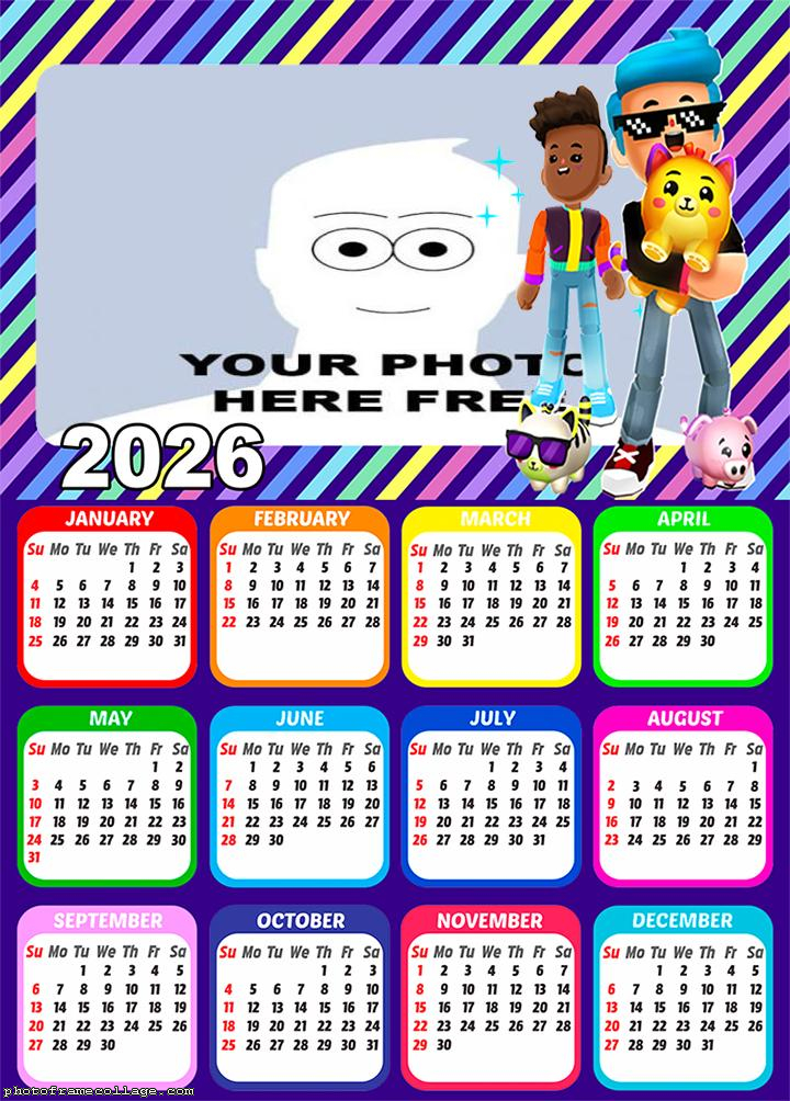 Calendar 2026 PK XD