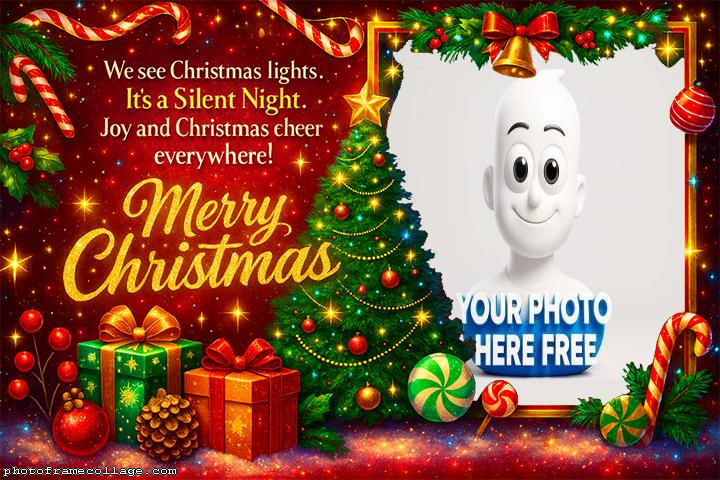 Joy and Christmas cheer everywhere Photo Montage