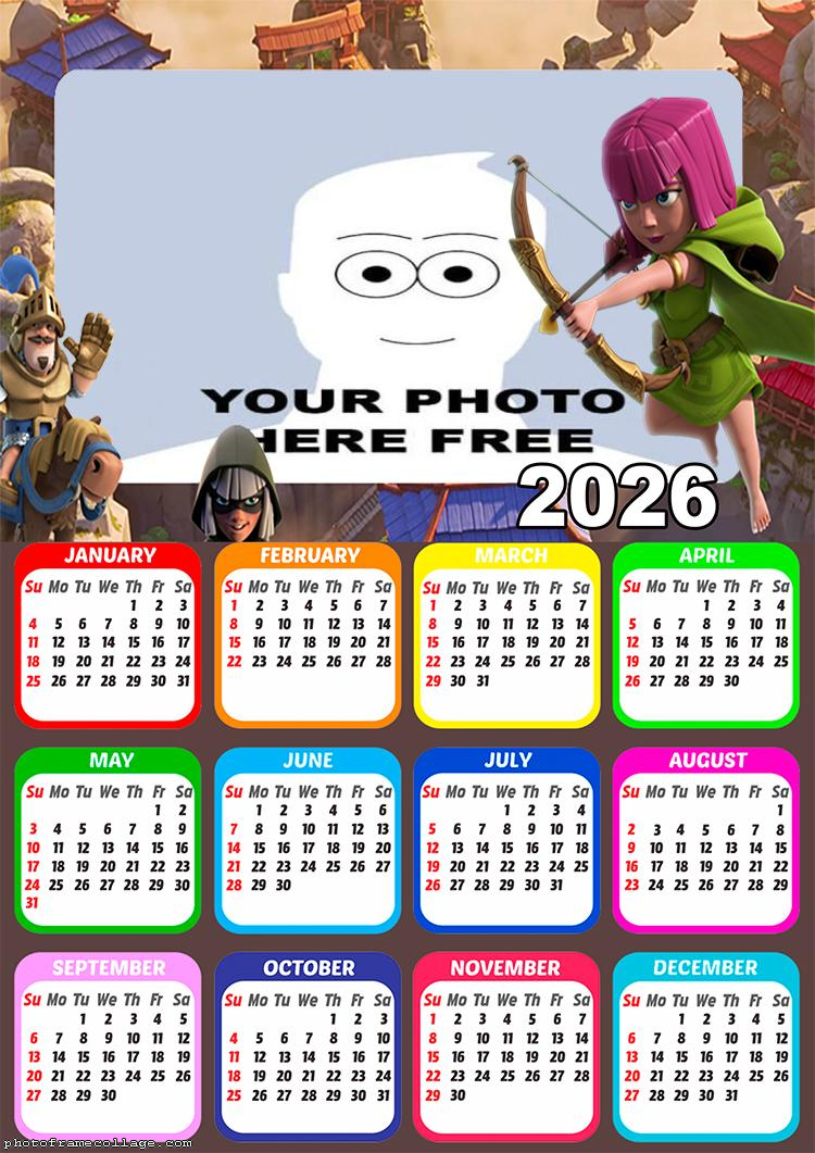 Calendar 2026 Clash Royale