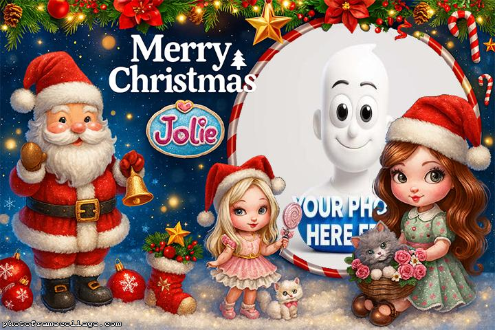 Create Photo Collage Online Jolie Merry Christmas