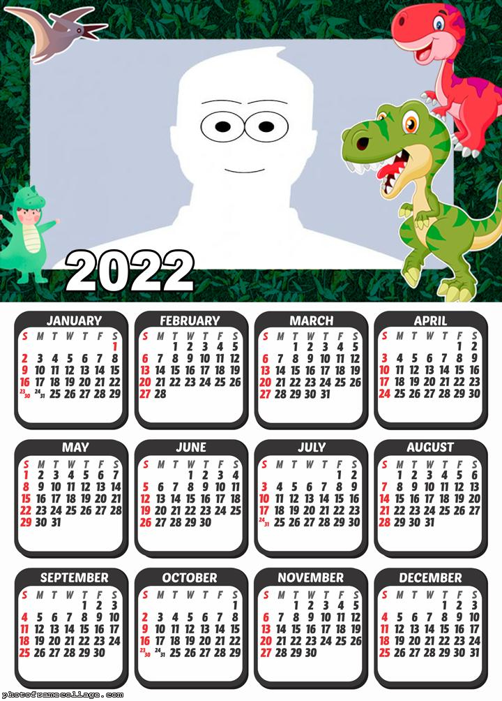 Calendar 2022 Baby Dinosaur