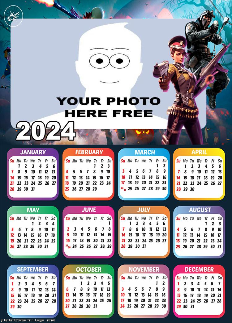 Calendar 2024 Free Fire
