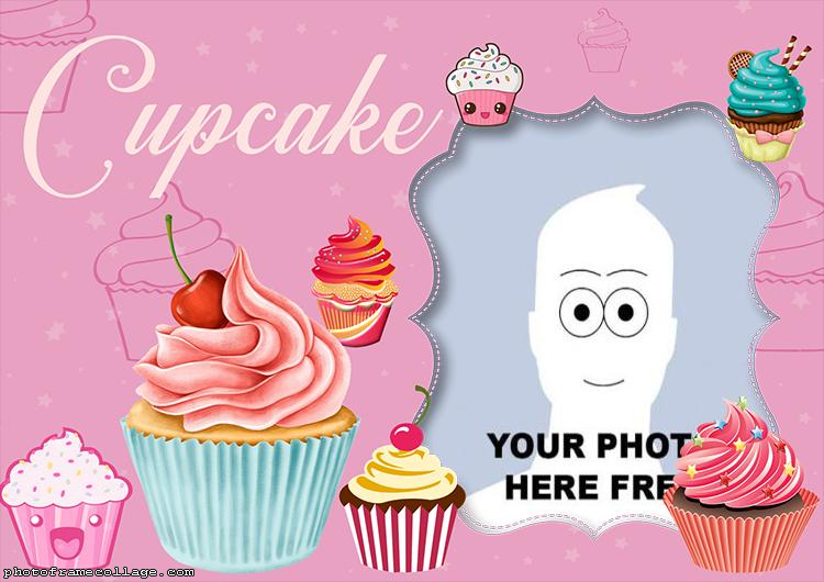 Cupcake Frame for Photo