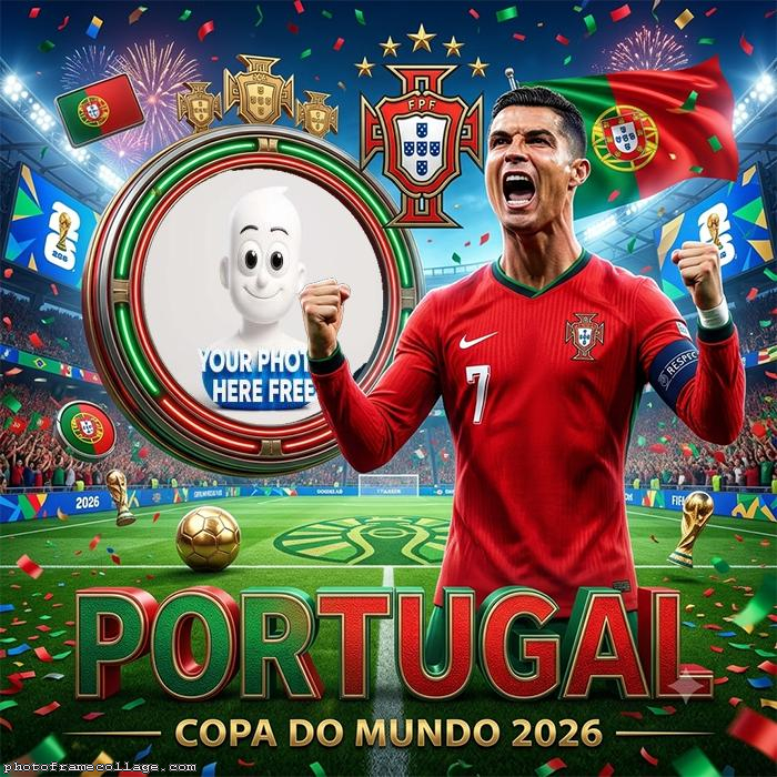 Cristiano Ronaldo Fifa World Cup 2026 Picture Frame 