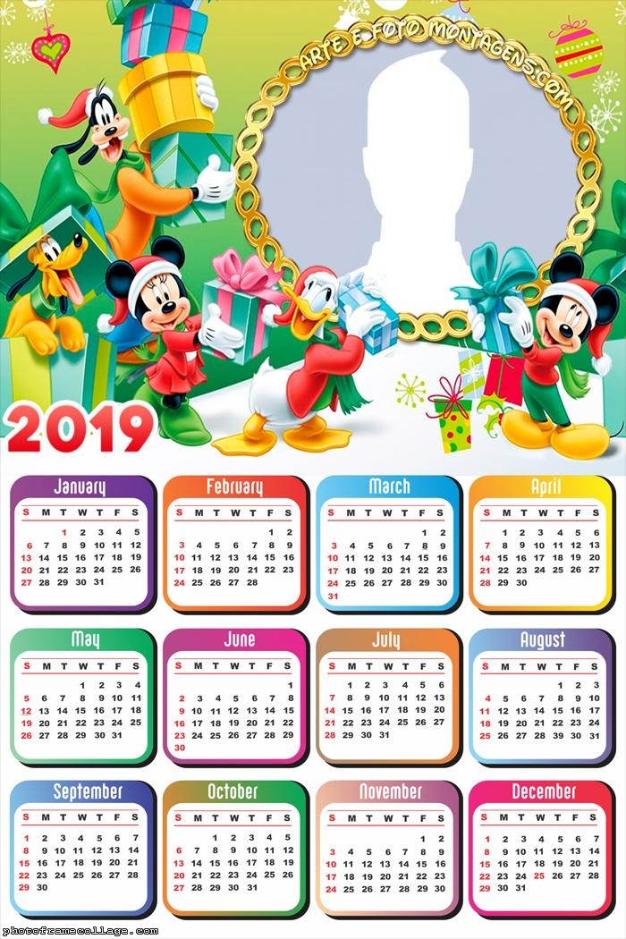 Mickey Christmas Gifts Calendar 2019