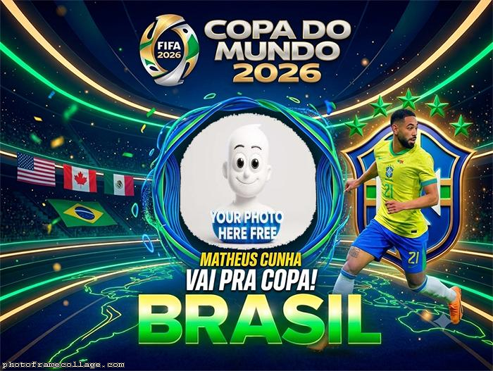 Matheus Cunha World Cup 2026 Frame Template 
