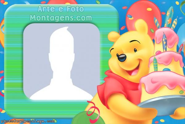 Pooh Birthday Frames Online