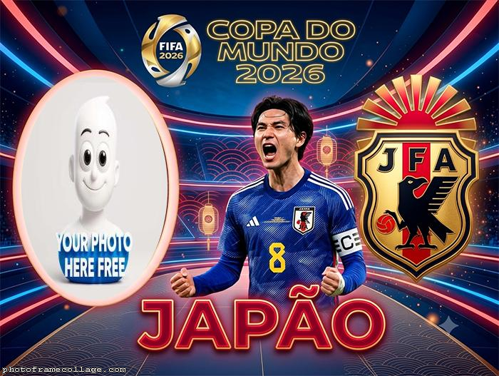 Takumi Minamino Custom Photo Collage World Cup 2026 