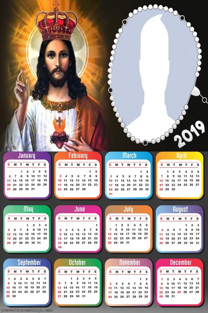 Calendar 2019 Jesus