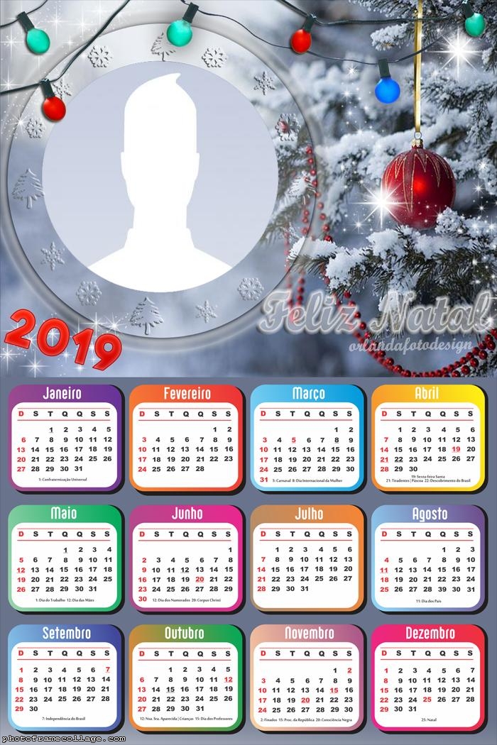 Christmas Lights Calendar 2019