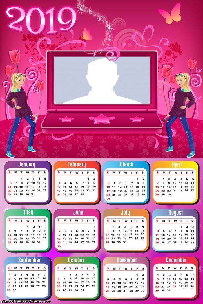 Barbie Notebook Calendar 2019