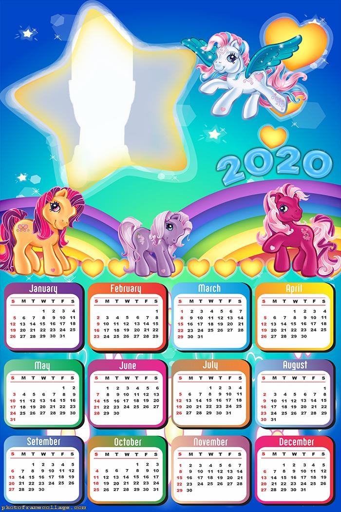 Ponny Star Calendar 2020