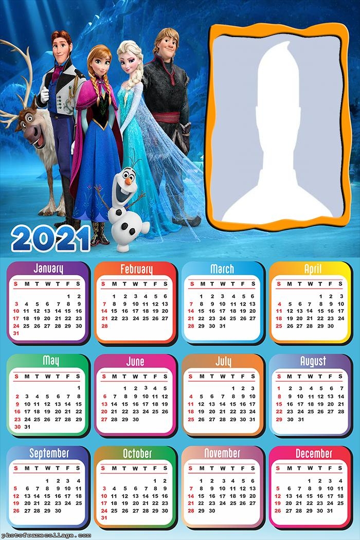 Frozen 2 Calendar 2021